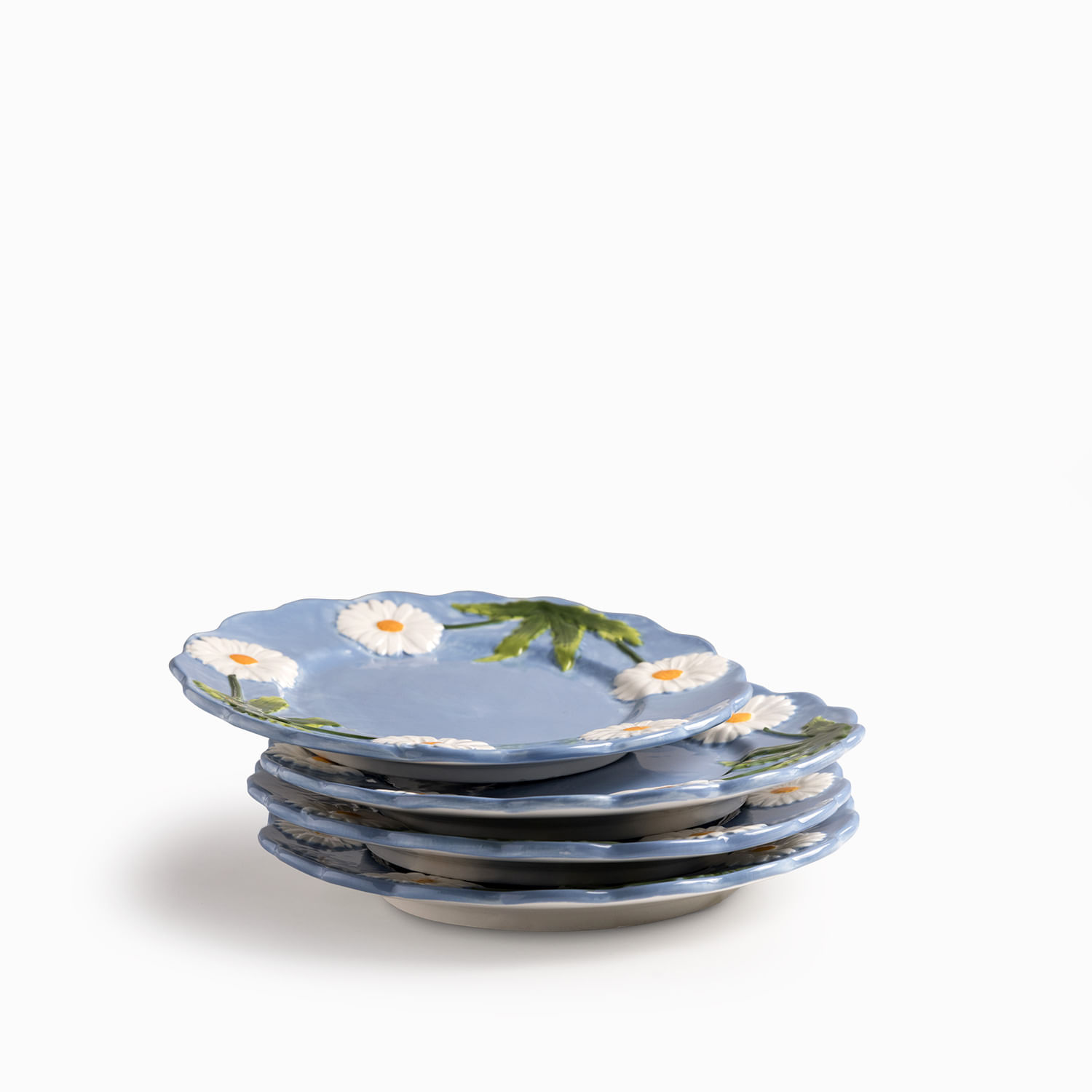 Plato mediano Margarita 22cm set x4 img #6