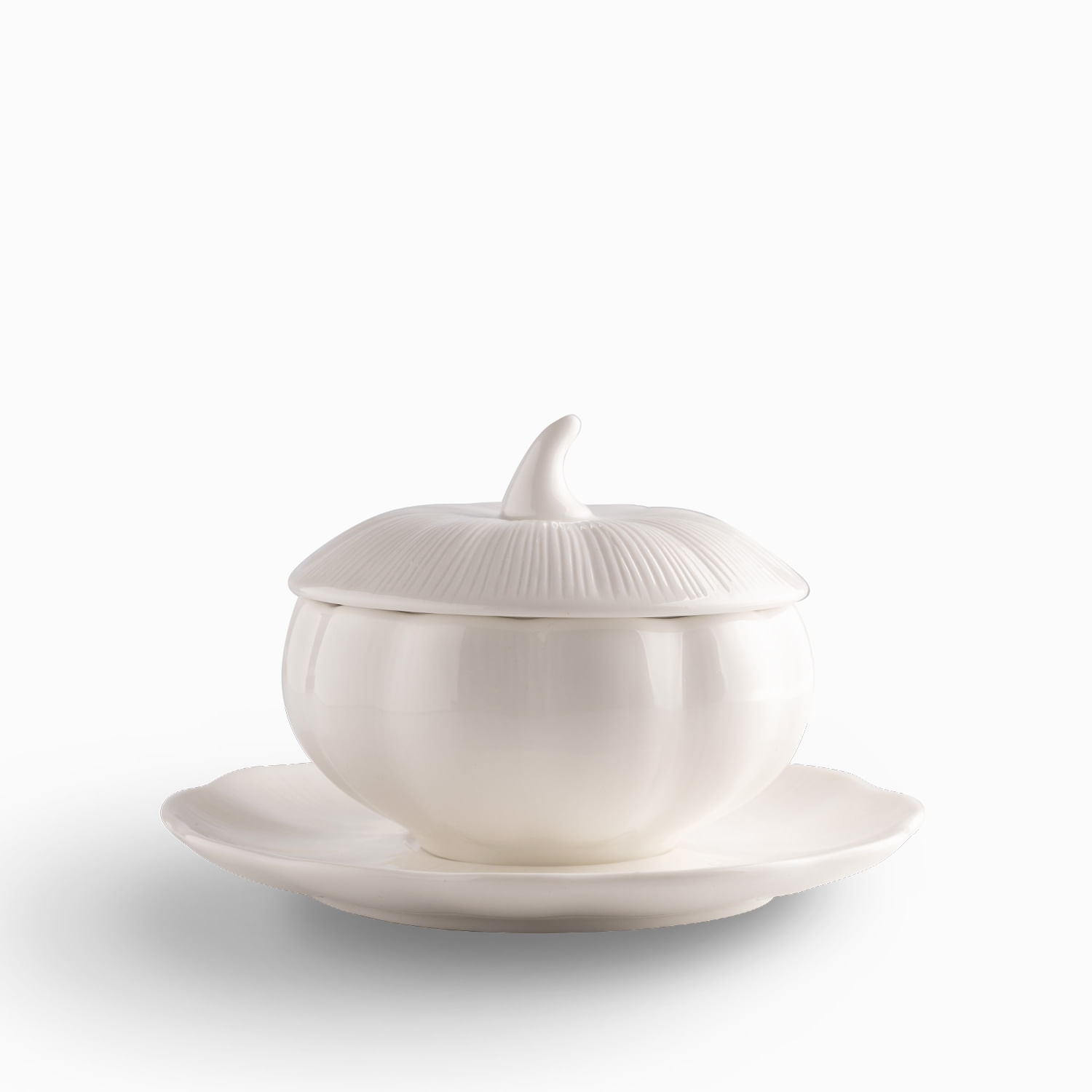 Tazón con tapa y platico 350ml Pumpkin img #1