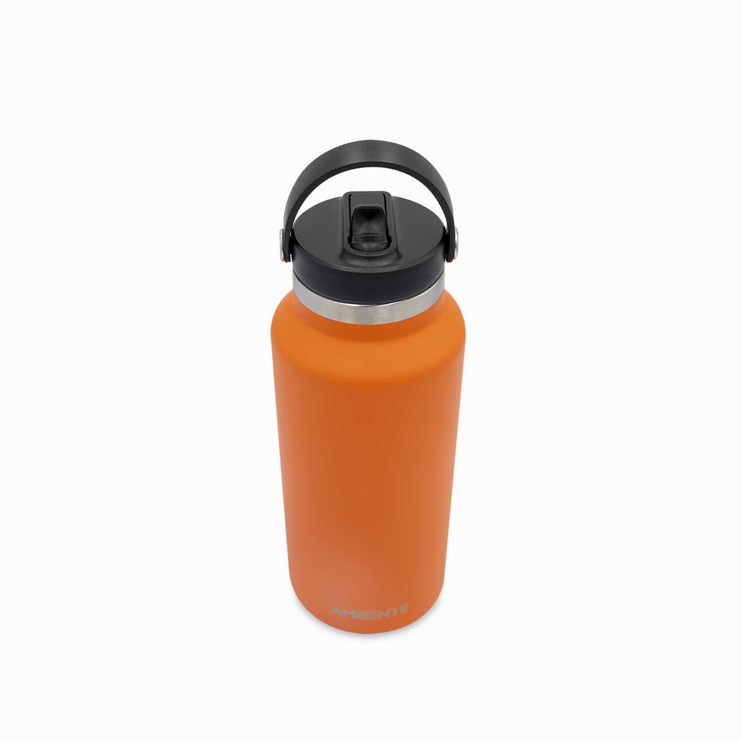 Termo doble pared naranja con pitillo 1240ml img #2
