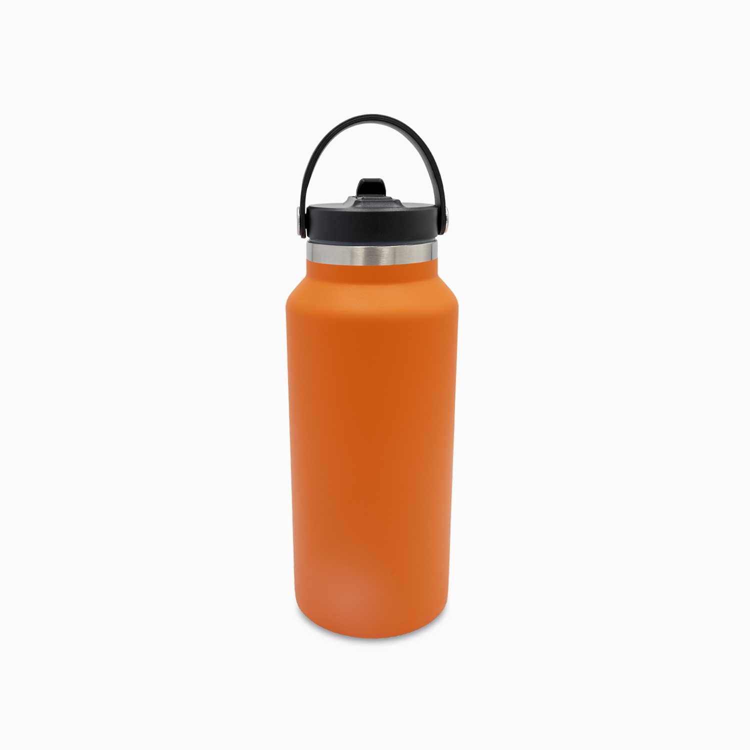 Termo doble pared naranja con pitillo 1240ml img #3