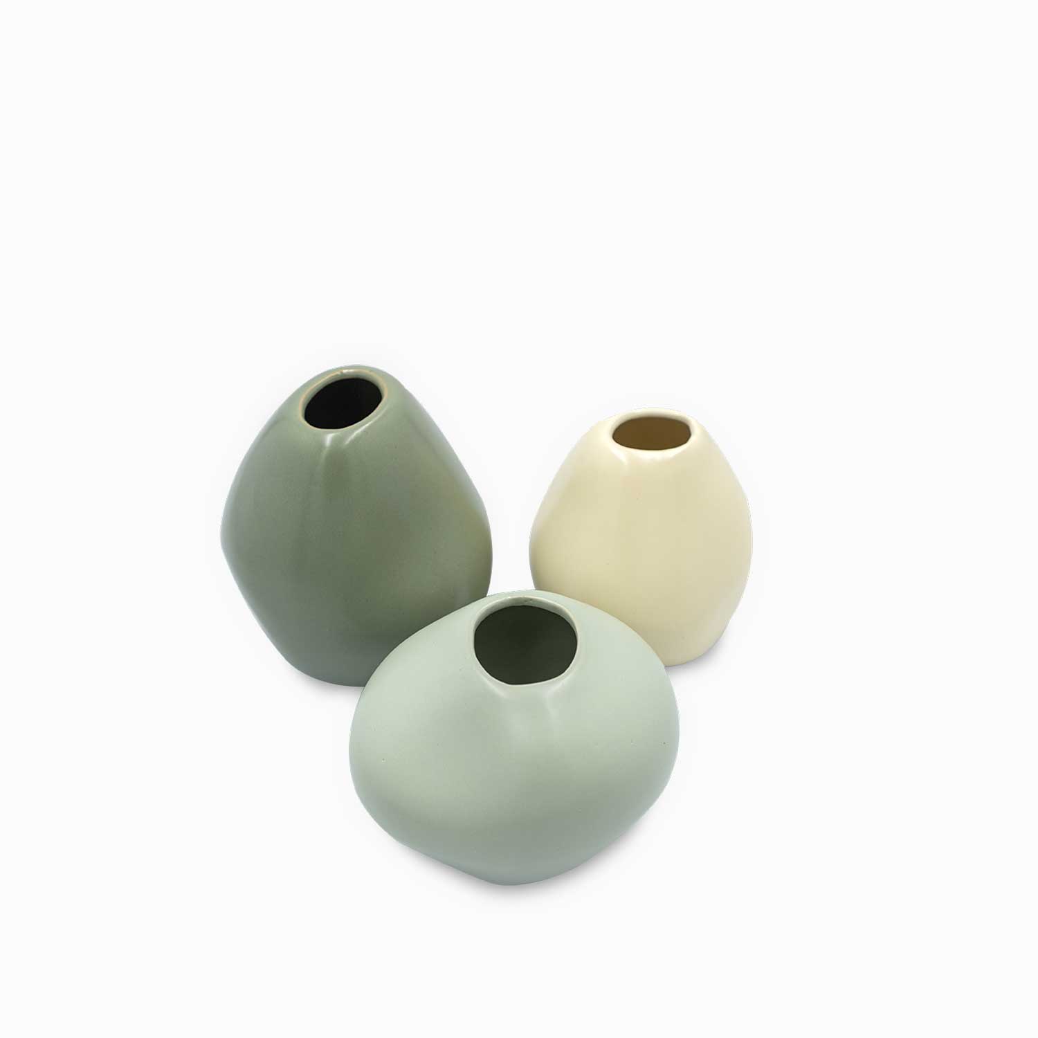 Jarrones Pebble set x3 img #1