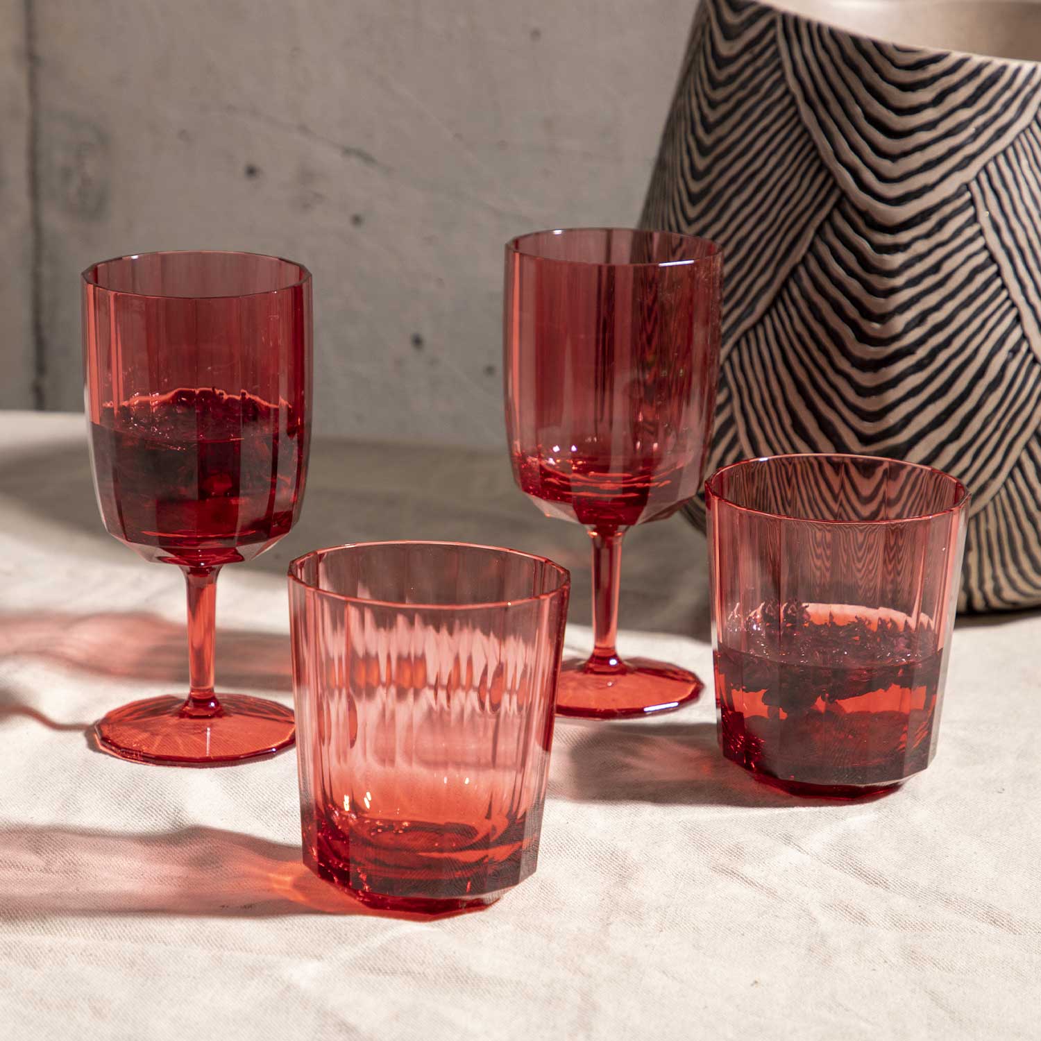 Vaso aria rojo 430ml setx2 img #3