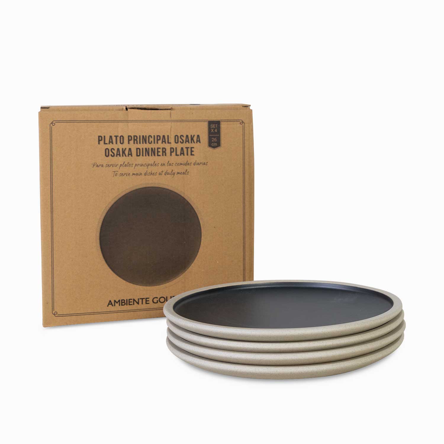 Plato principal osaka 26cm setx4 img #4