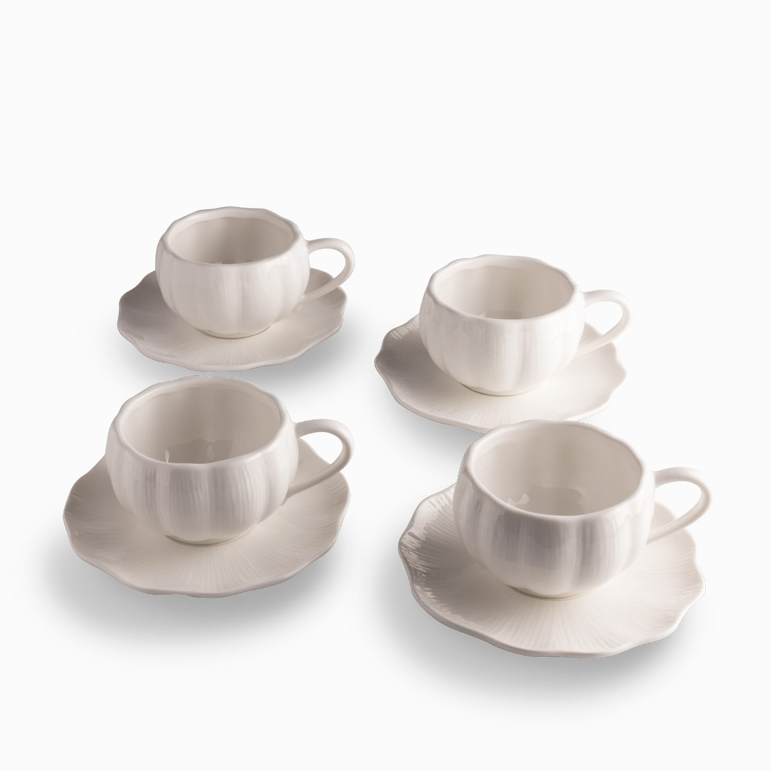 Pocillo y plato Pumpkin 200ml setx4 img #6