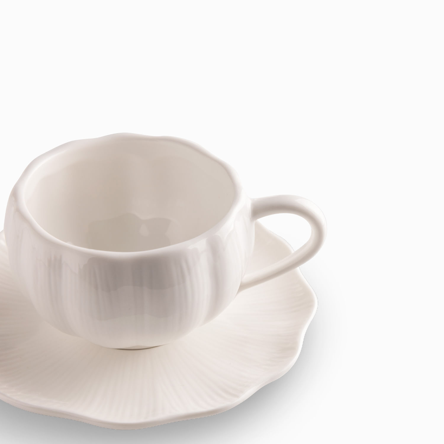 Pocillo y plato Pumpkin 200ml setx4 img #3