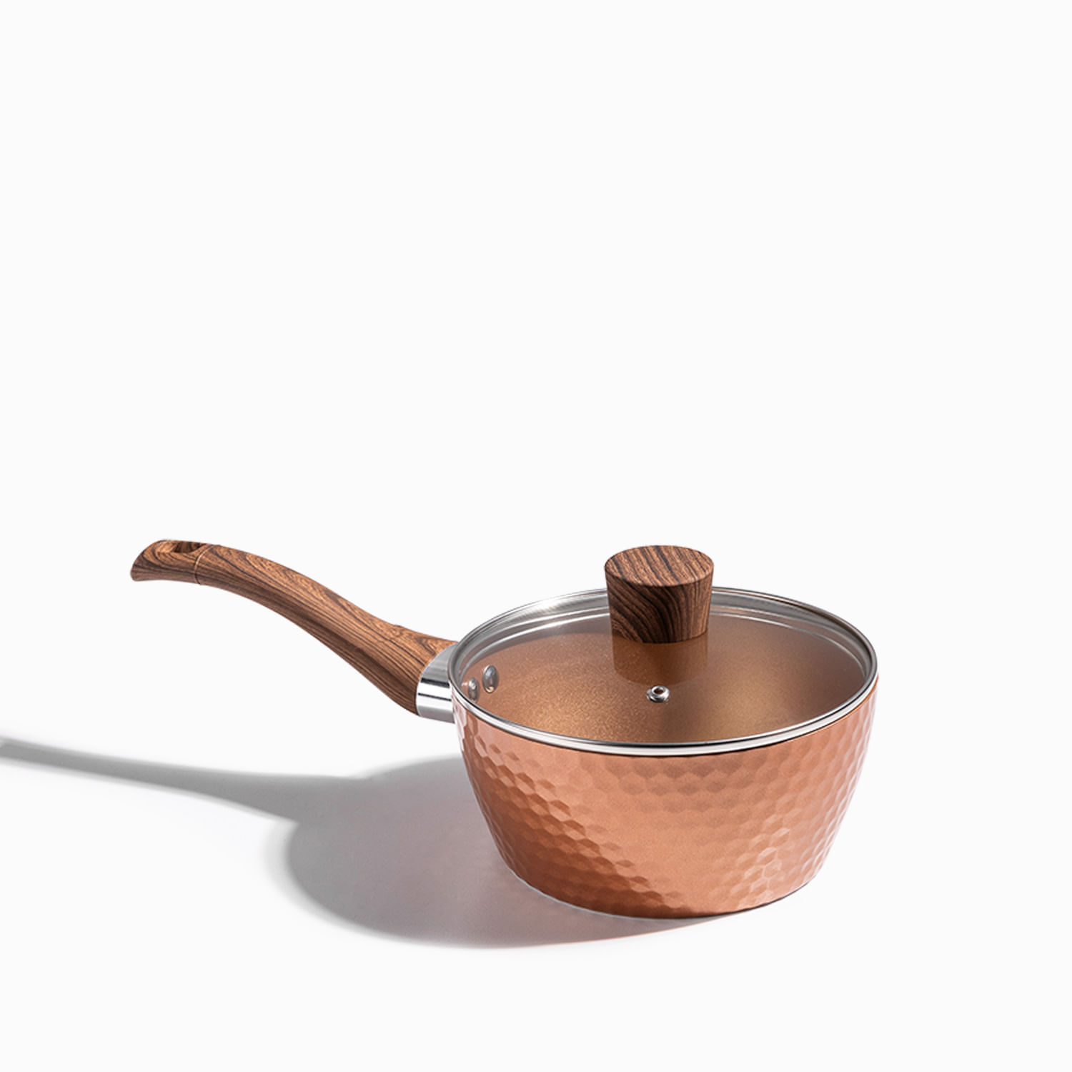 Olla con mango largo destro copper 18 cm img #1