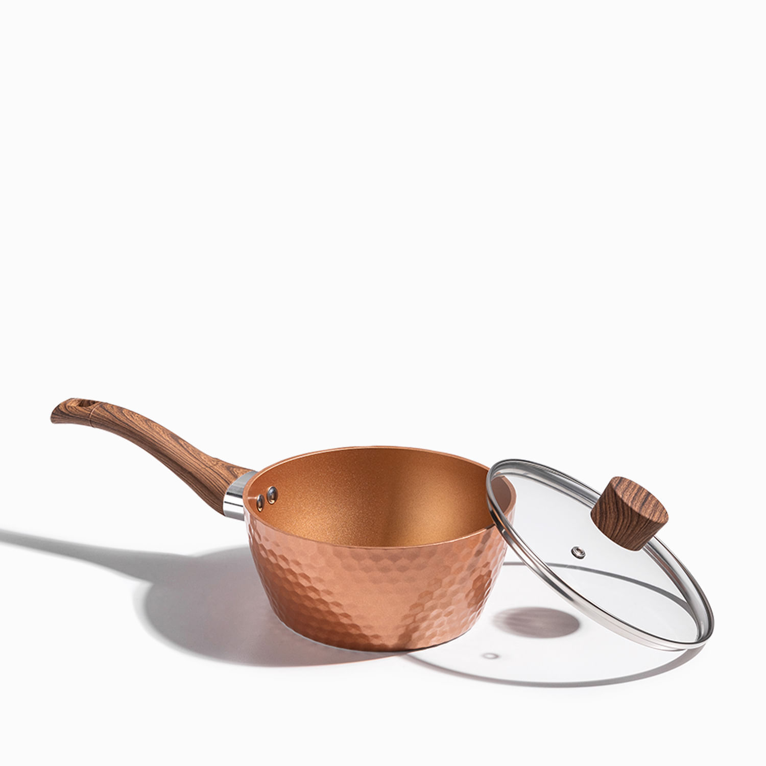 Olla con mango largo destro copper 18 cm img #2