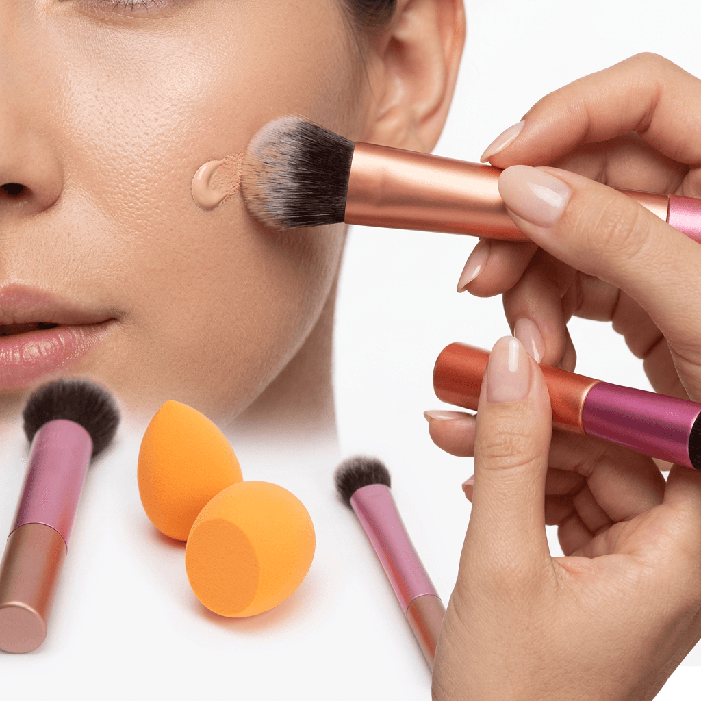 Kit de Maquillaje con Brochas y Esponjas img #2