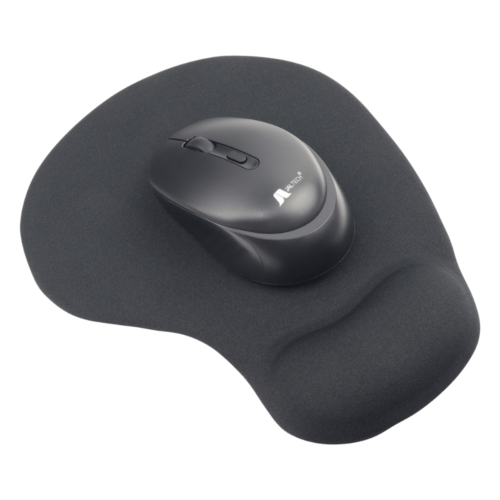 Duo Pad Gel +Mouse Inalámbrico 2.4 Ghz - Mp-12 Negro 11480 img #2