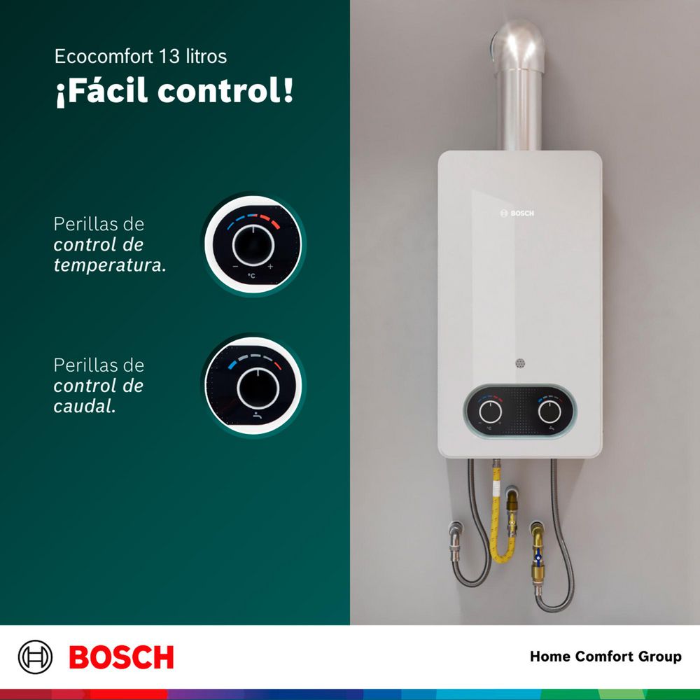 Calentador de agua 13 litros Tiro Natural GLP BOSCH 773350004 img #5
