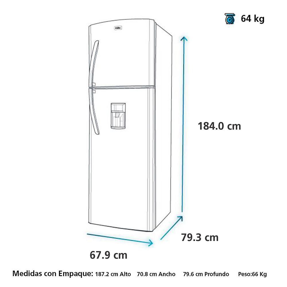 Nevera  MABE No Frost Congelador Superior 438 Lts Brutos  RMP425FYCU img #6