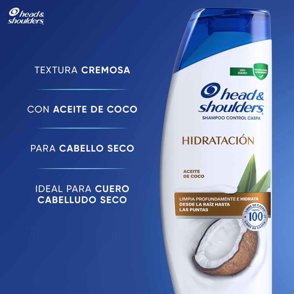 Shampoo H&S hidratación control caspa (180  ml) img #5