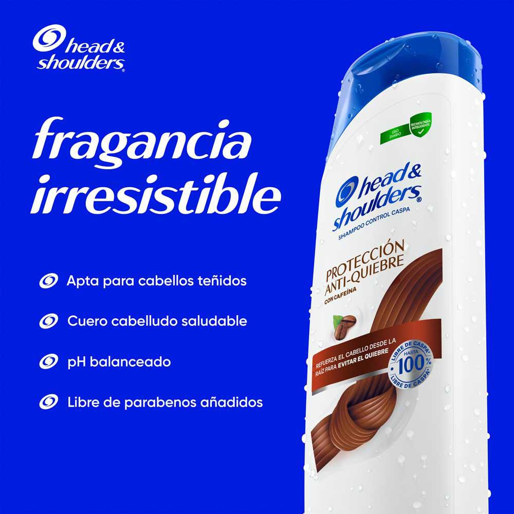Shampoo H&S protección caída con cafeína (180  ml) img #2