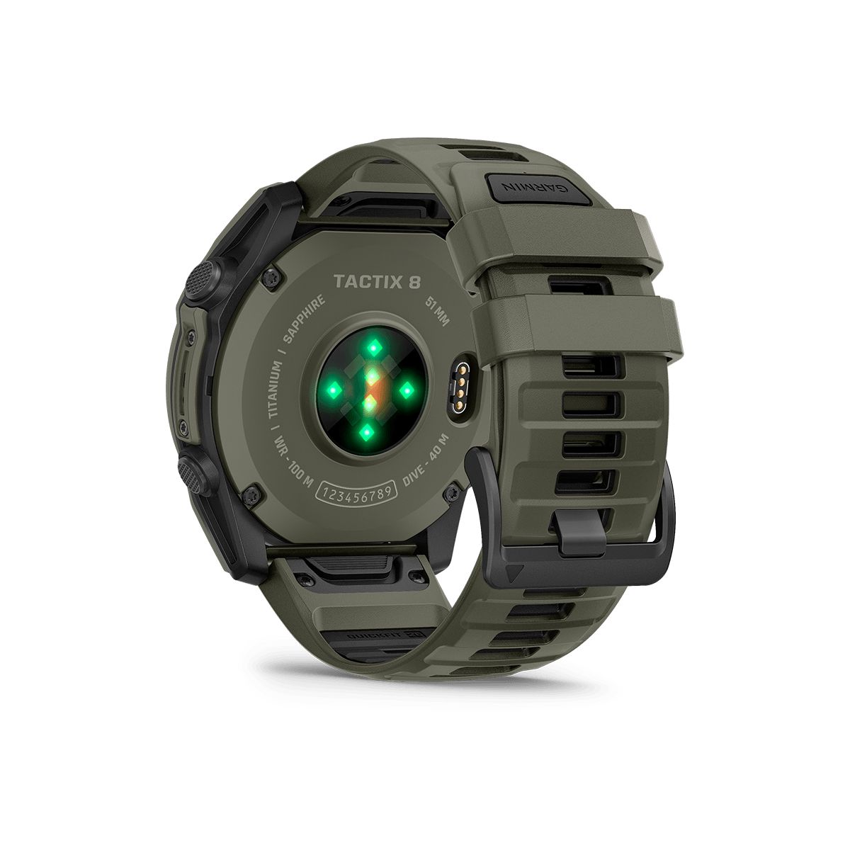 Reloj Garmin Tactix 8 Amoled 51 mm Certakote Verde Oliva img #5