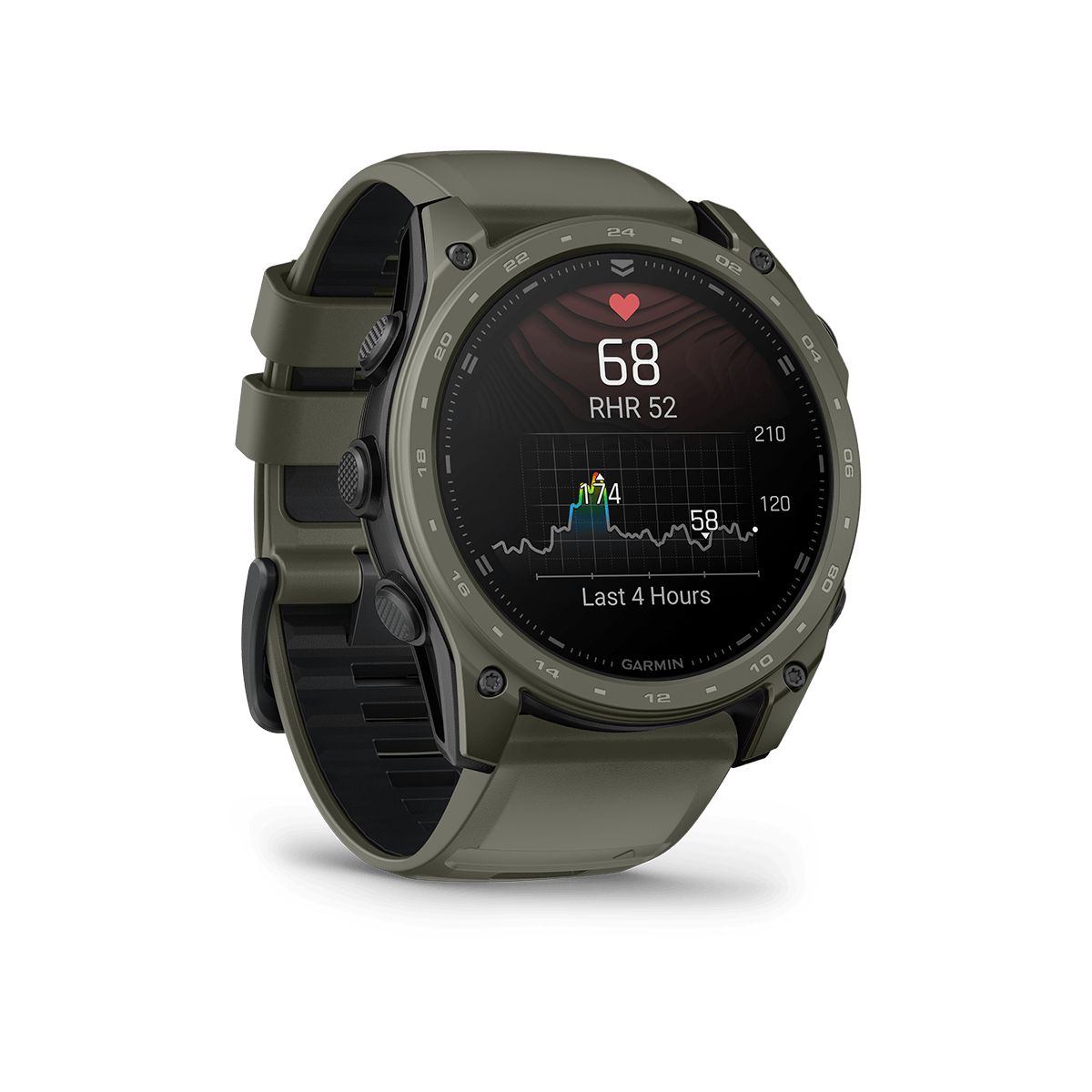 Reloj Garmin Tactix 8 Amoled 51 mm Certakote Verde Oliva img #3