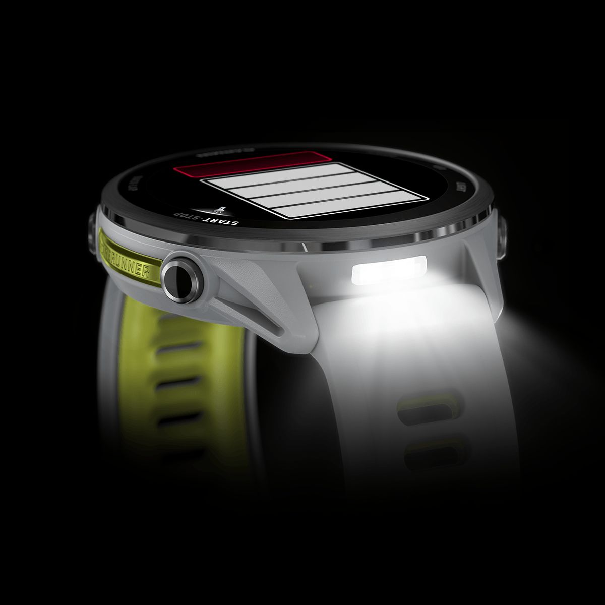 exito.com | Reloj Garmin Forerunner 970 Titanium Whitestone HR Right