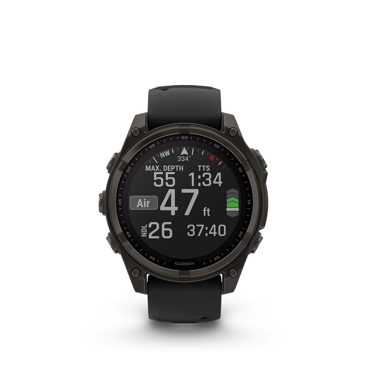 Reloj Garmin Fenix 8 51mm Solar Zafiro Titanio DLC Gris Ngra img #1