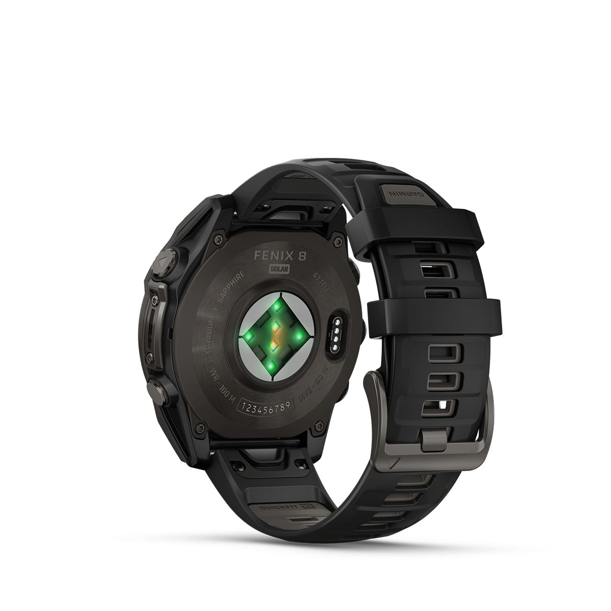 Reloj Garmin Fenix 8 51mm Solar Zafiro Titanio DLC Gris Ngra img #3