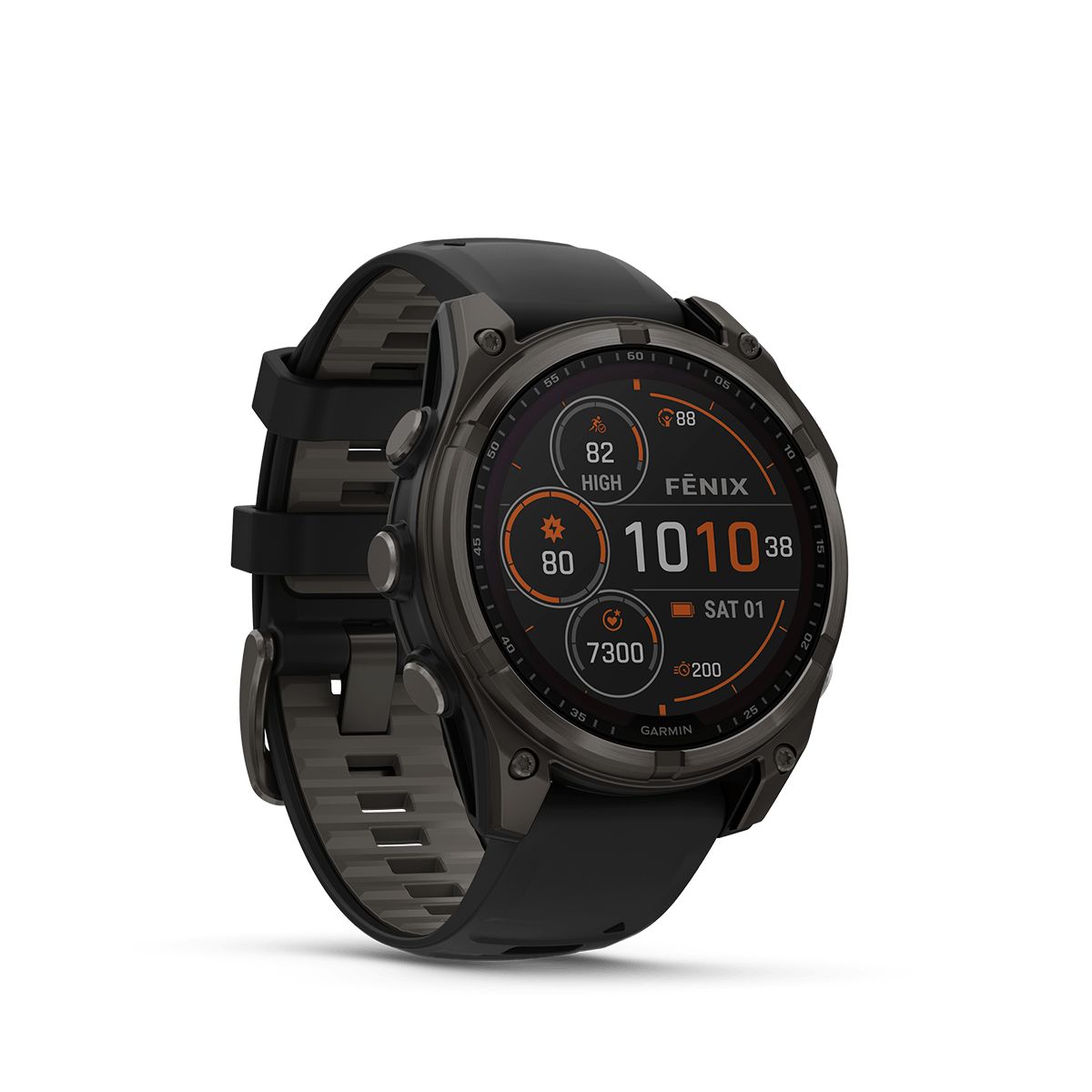 Reloj Garmin Fenix 8 51mm Solar Zafiro Titanio DLC Gris Ngra img #4