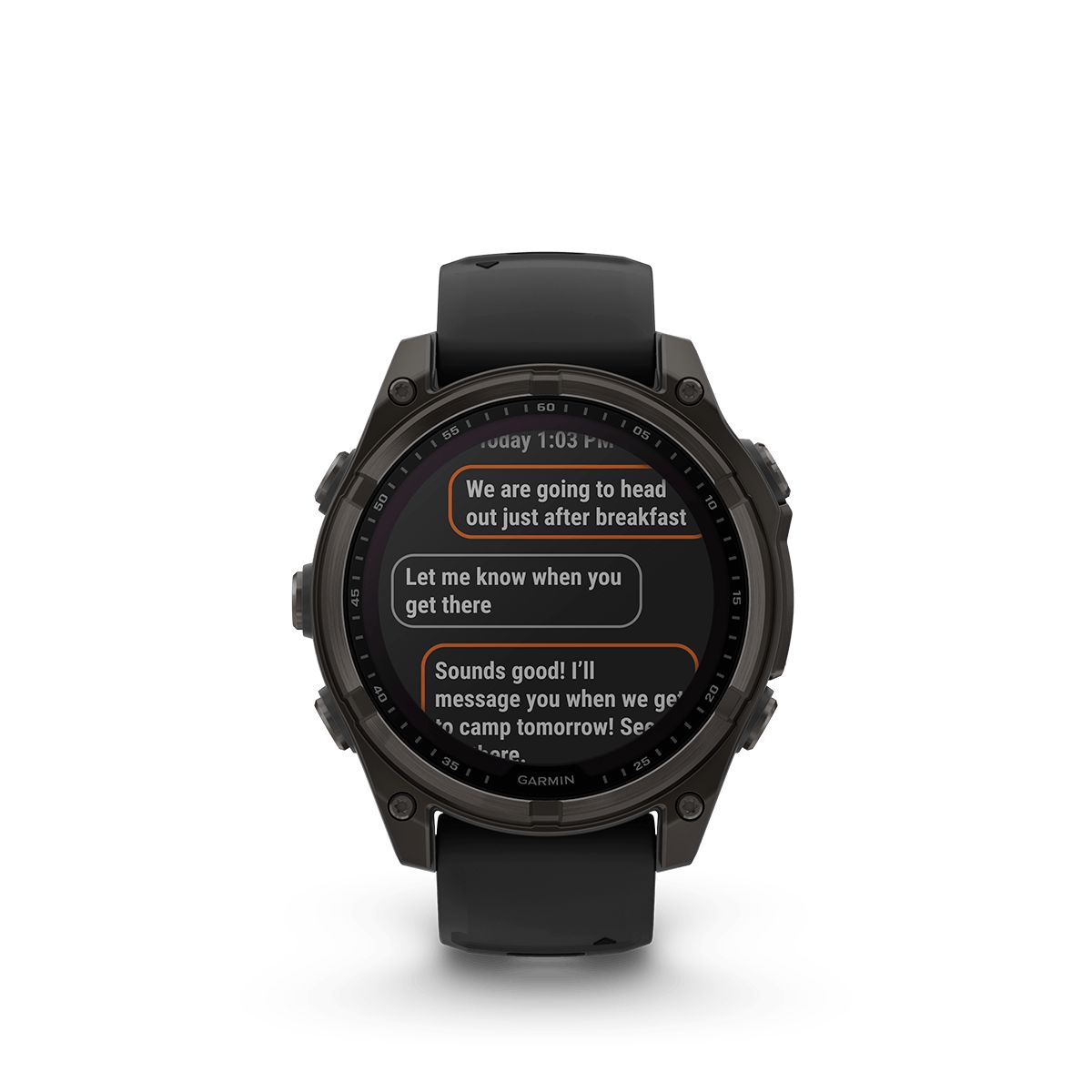Reloj Garmin Fenix 8 51mm Solar Zafiro Titanio DLC Gris Ngra img #6