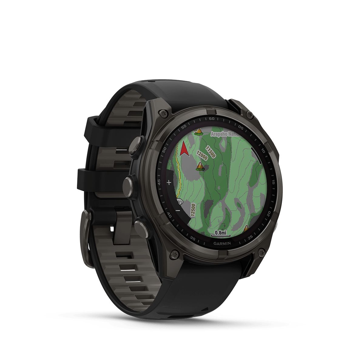 Reloj Garmin Fenix 8 51mm Solar Zafiro Titanio DLC Gris Ngra img #5