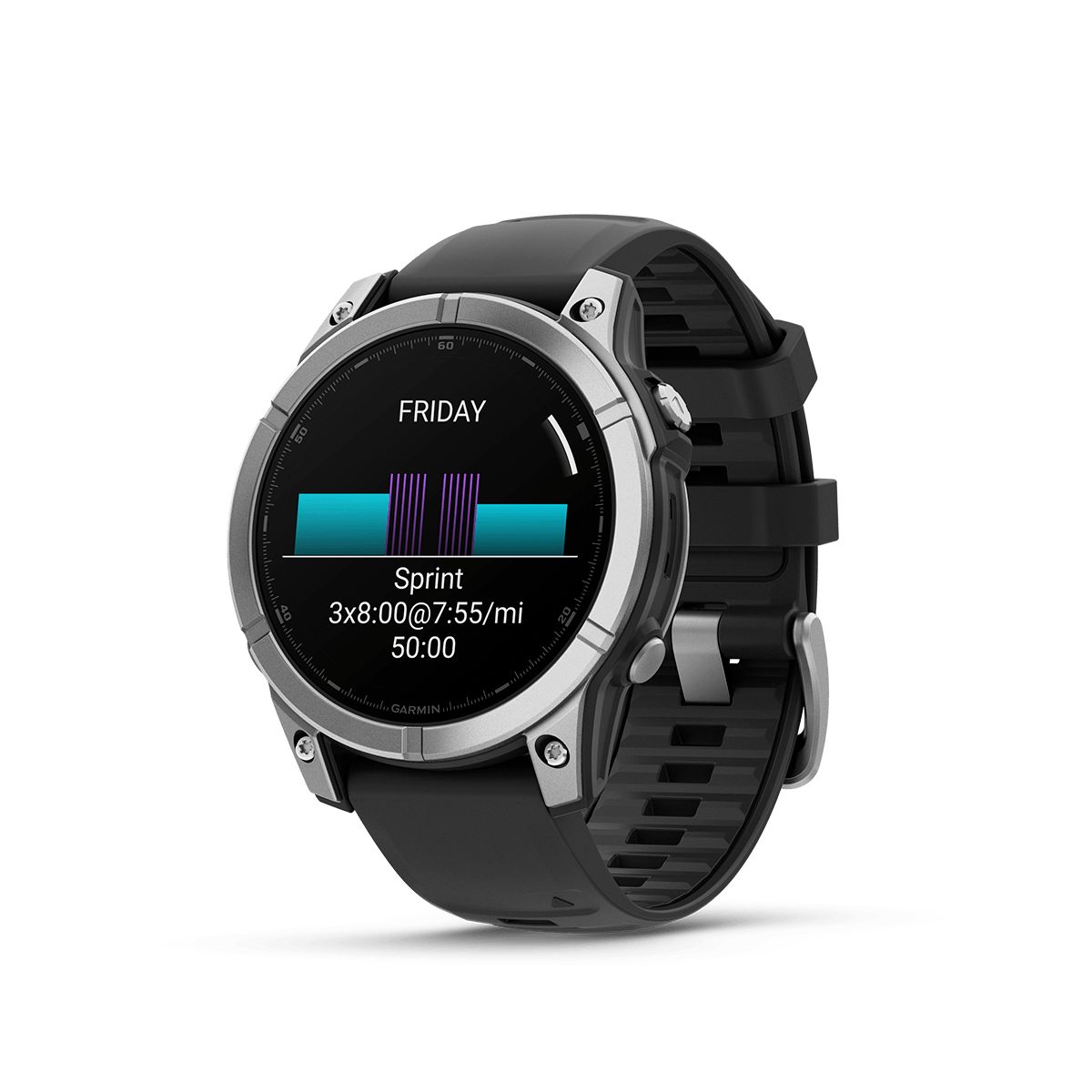 Reloj Garmin Fenix E Amoled 47mm Steel Black img #5