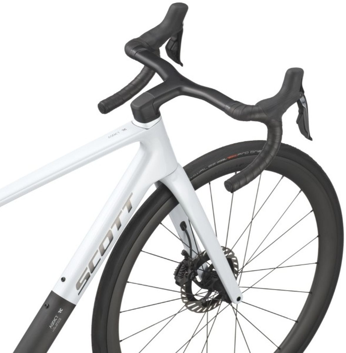 Bicicleta Ruta Scott Addict RC Pro 2025/26 12 V Negro/Blanco img #3