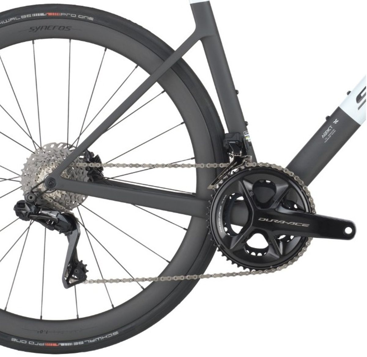 Bicicleta Ruta Scott Addict RC Pro 2025/26 12 V Negro/Blanco img #5