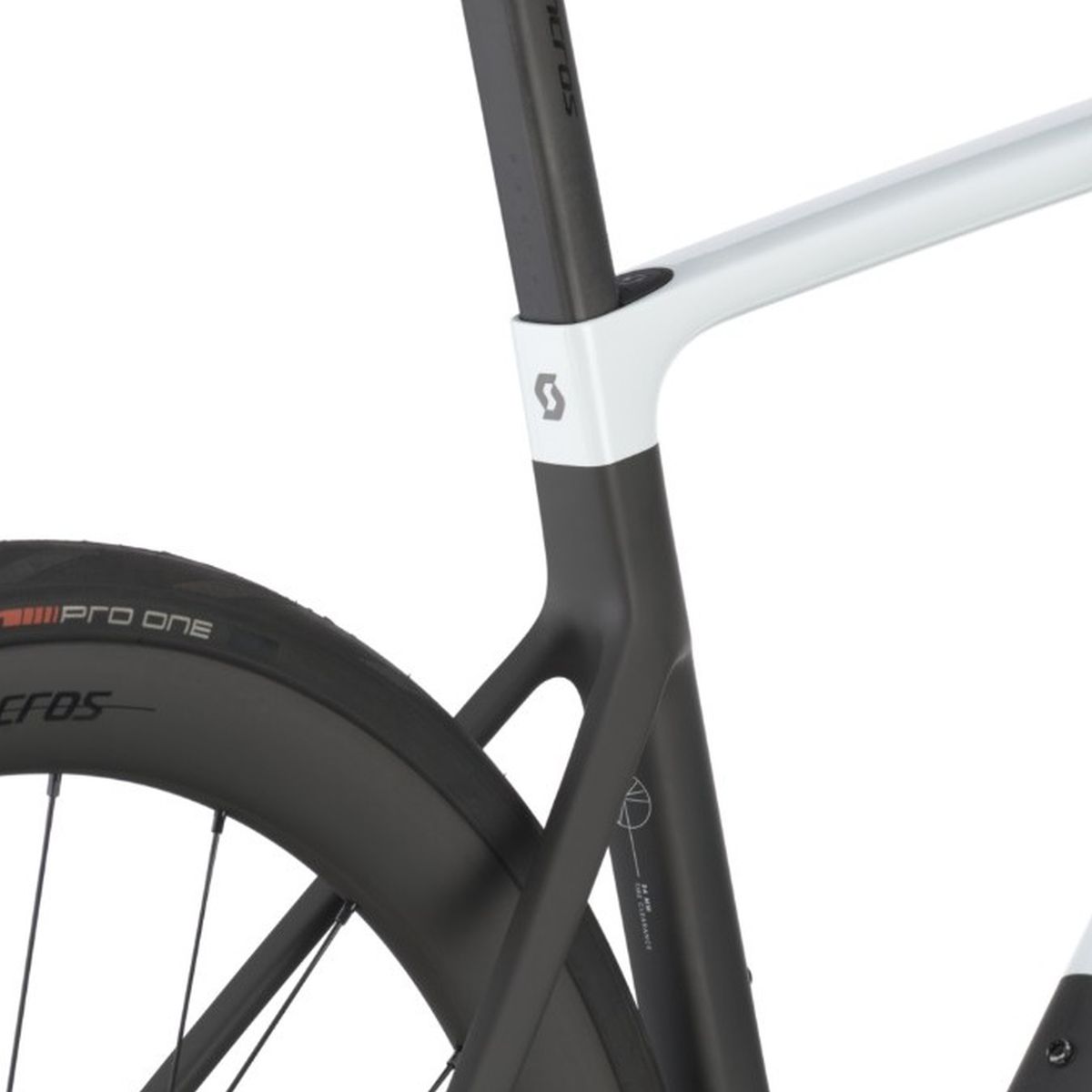 Bicicleta Ruta Scott Addict RC Pro 2025/26 12 V Negro/Blanco img #6