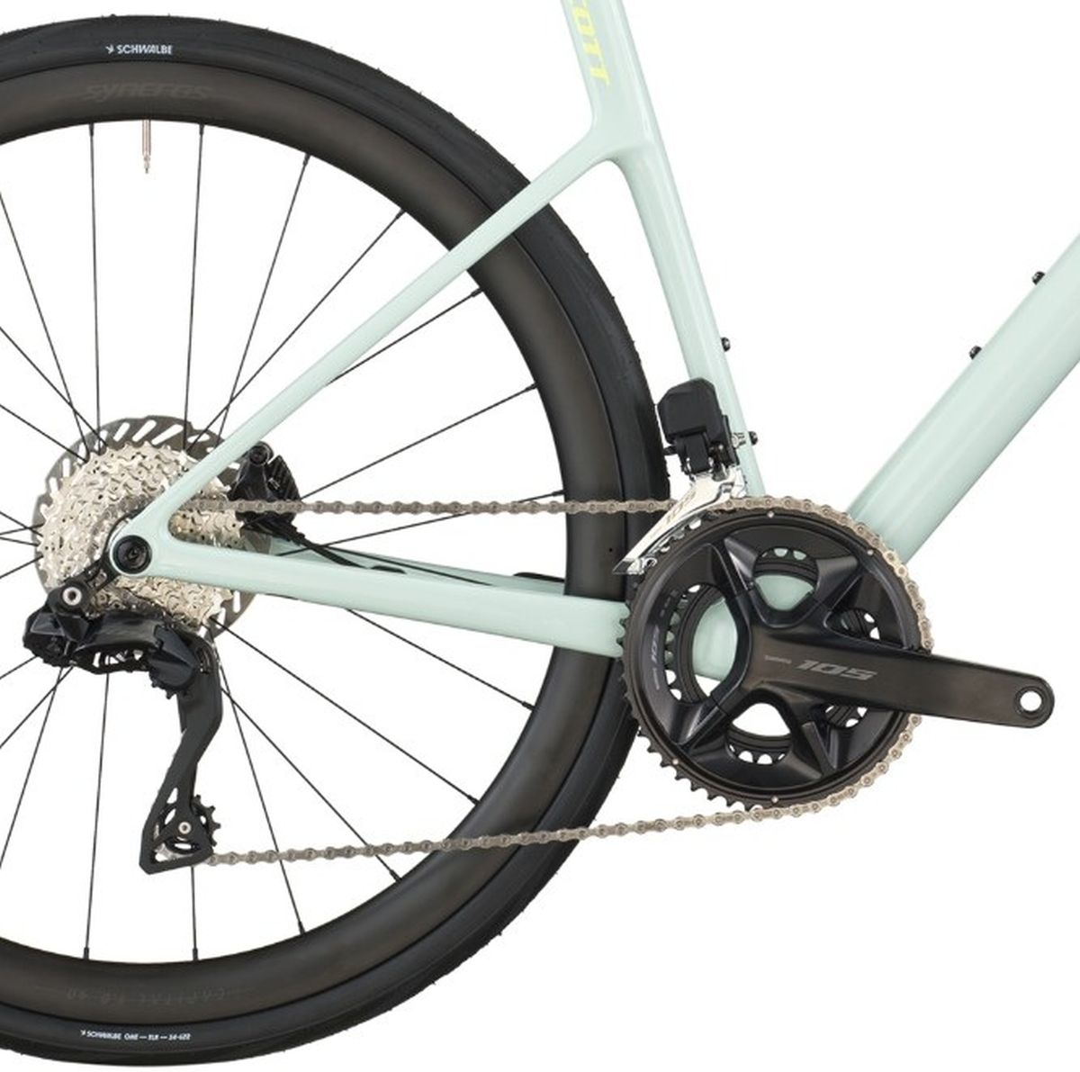 Bicicleta Ruta Scott Carbon Addict 30 2026 24V Frozen Green img #4