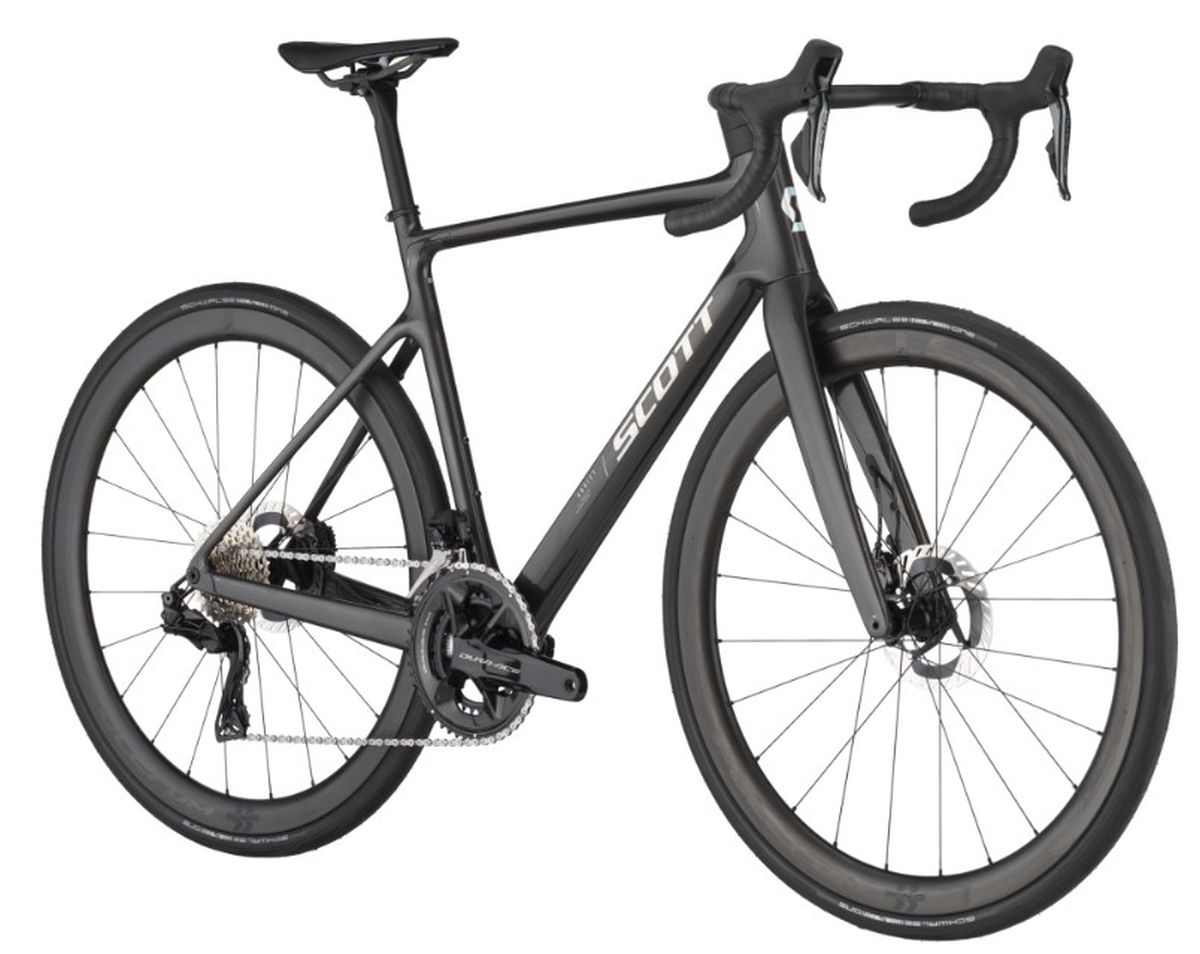 Bicicleta Ruta Scott Carbon Addict 10 2025 12 Vel Negra img #2