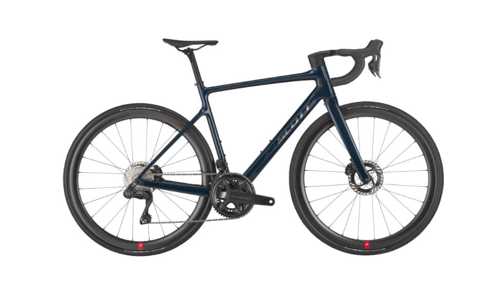 Bicicleta Ruta Scott Carbon Addict 20 2025 12Vel Azul Oscuro img #1