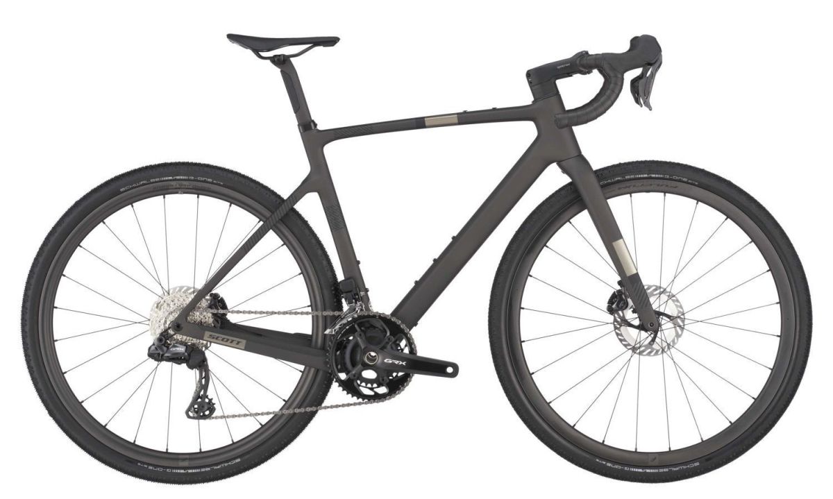 Bicicleta Ruta Scott Addict Gravel 10 2025 Negra img #1