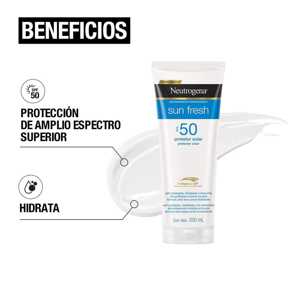 Protector solar NEUTROGENA sunfresh FPS 50 (200  ml) img #3