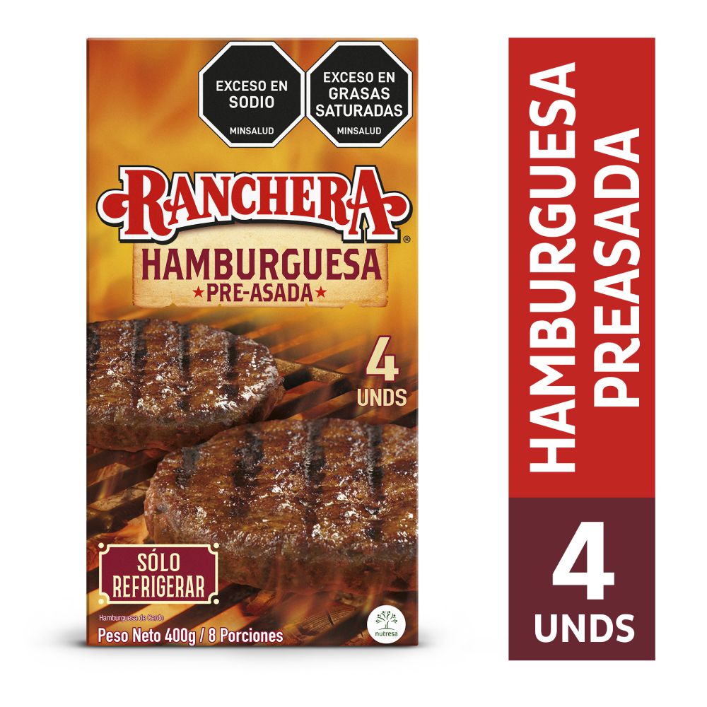 Hamburguesa 400 Gr RANCHERA 400  gr img #2