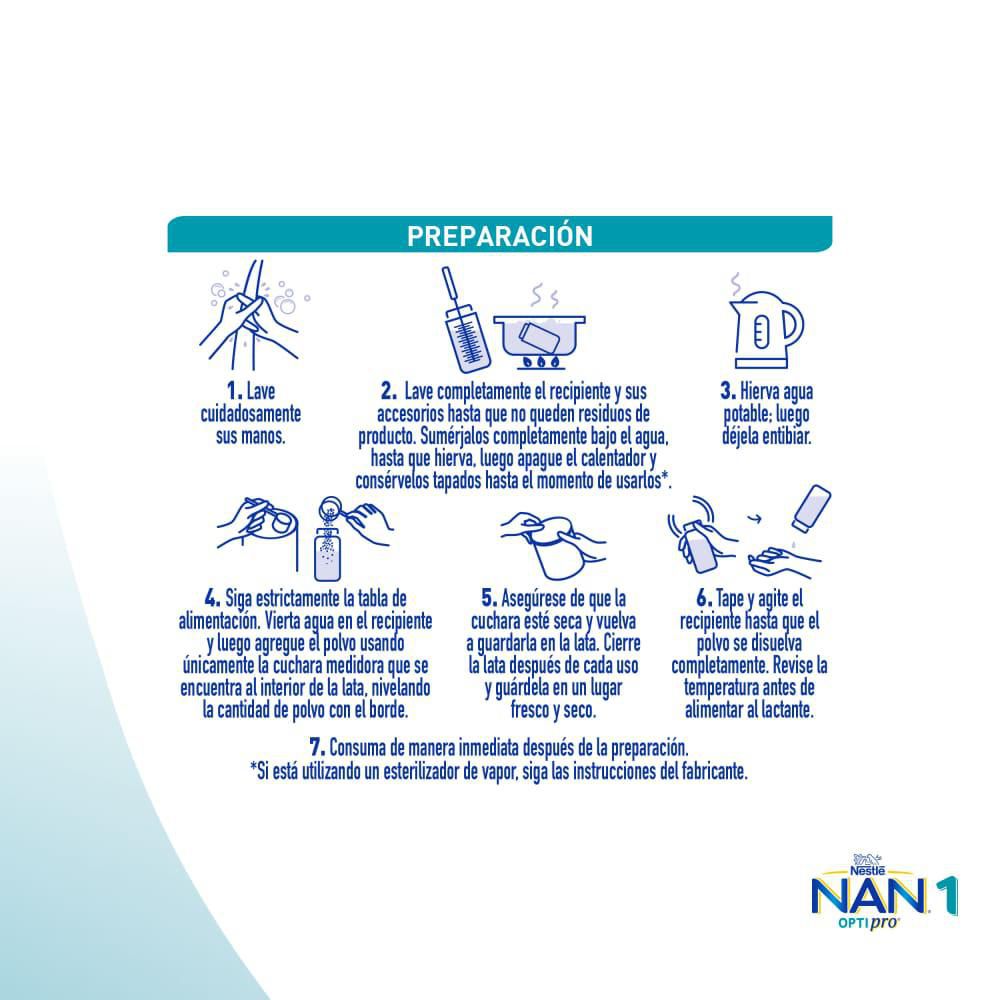 Fórmula infantil NAN optipro 1 lata (900  gr) img #5