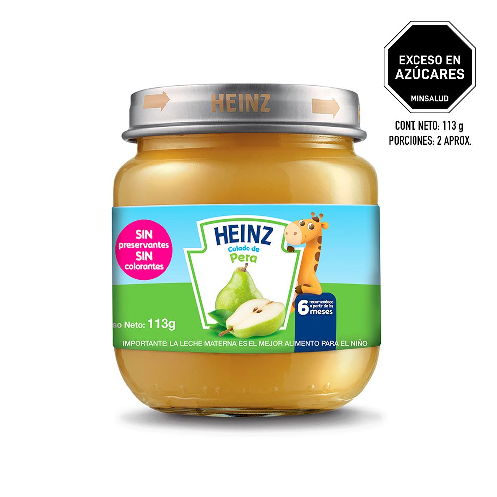 Compota HEINZ pera (113  ml) img #1
