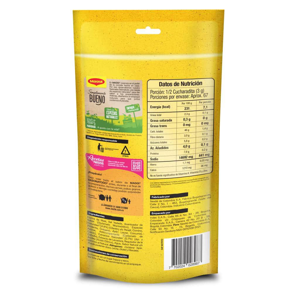 Sazonador MAGGI sazonatodo (200  gr) img #3