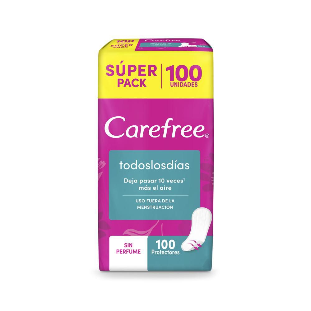 Protectores CAREFREE todos los días (100  und) img #2