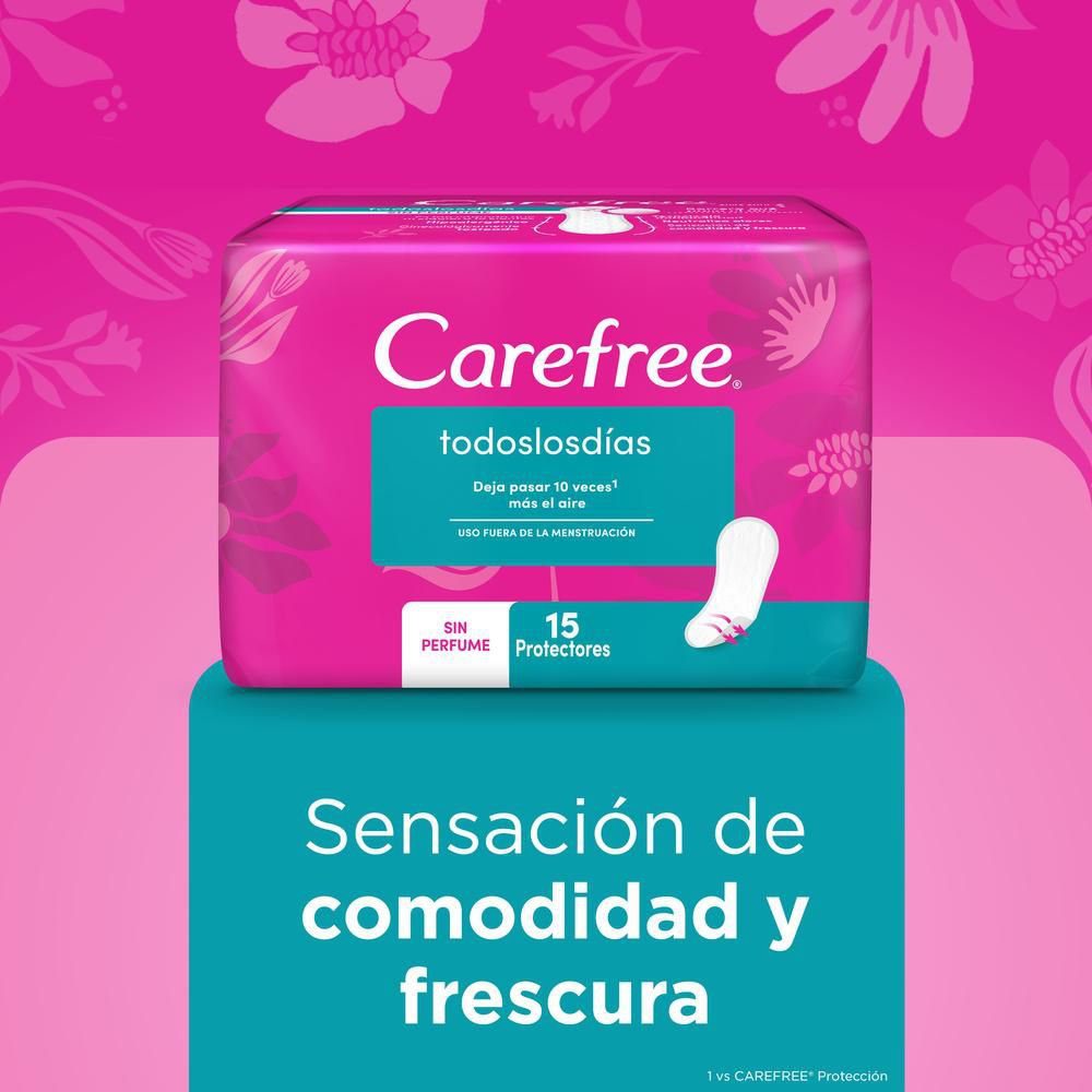 Protectores CAREFREE todos los días (100  und) img #4
