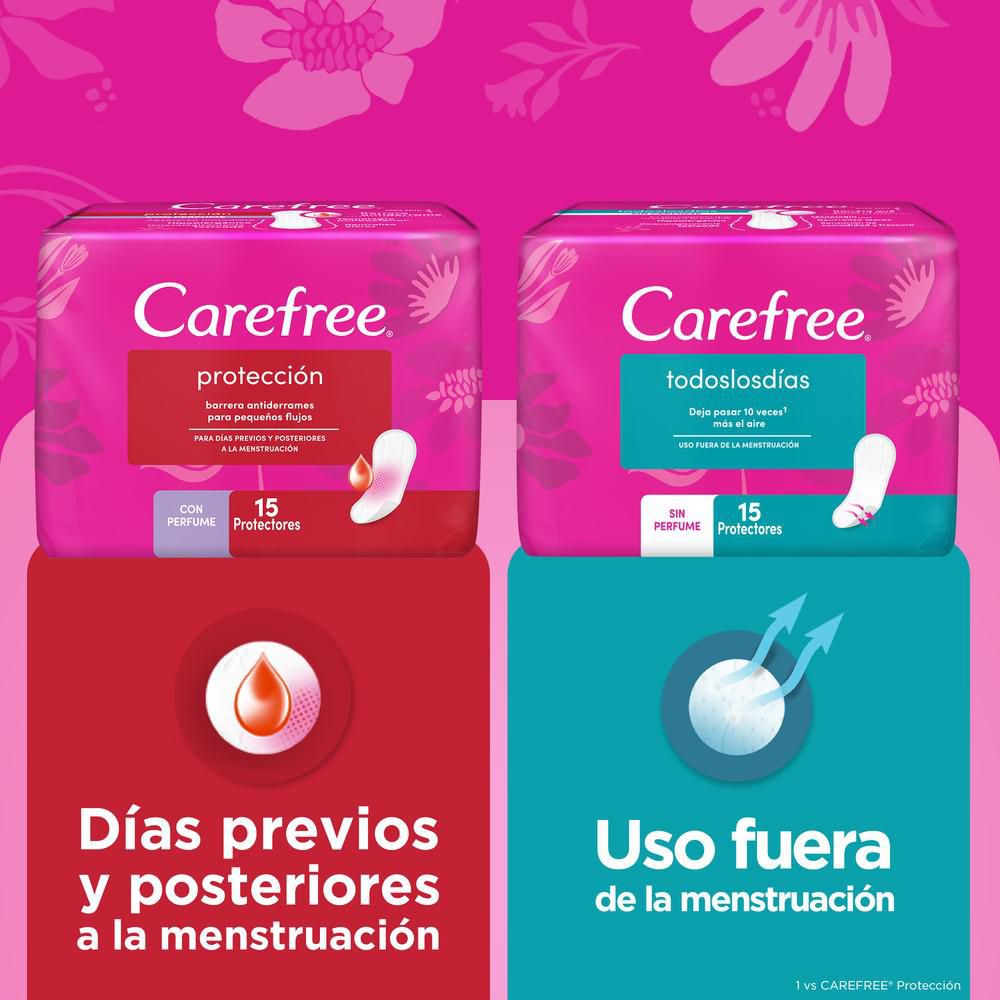 Protectores CAREFREE todos los días (100  und) img #6