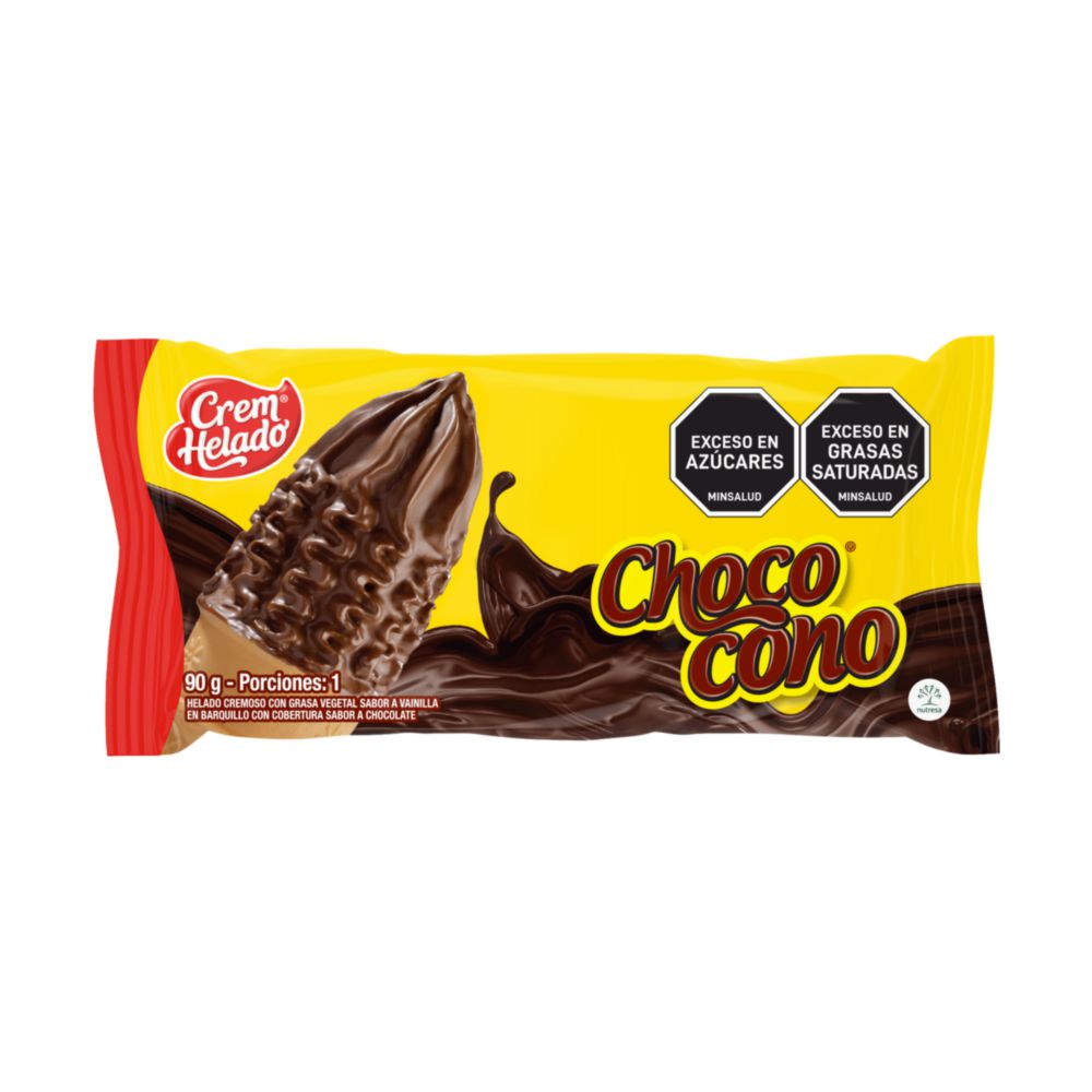 Chococono CREM HELADO cobertura chocolate sabor vainilla (90  gr) img #2