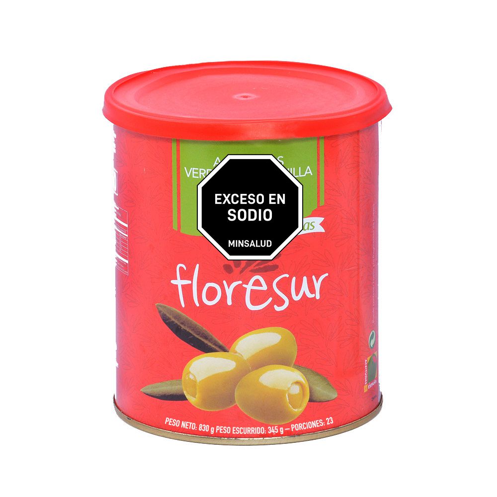 Aceitunas FLORESUR rellena de anchoa (345  gr)