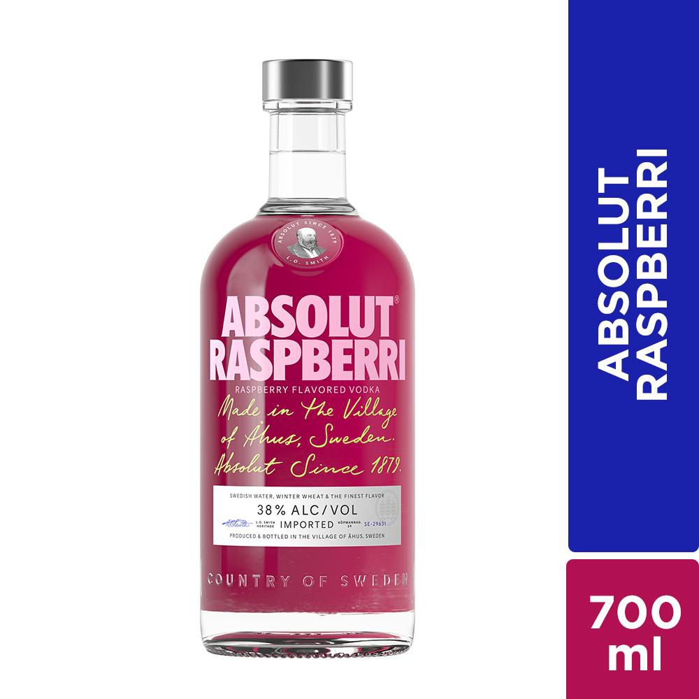 Vodka ABSOLUT botella raspberri (700 ml)