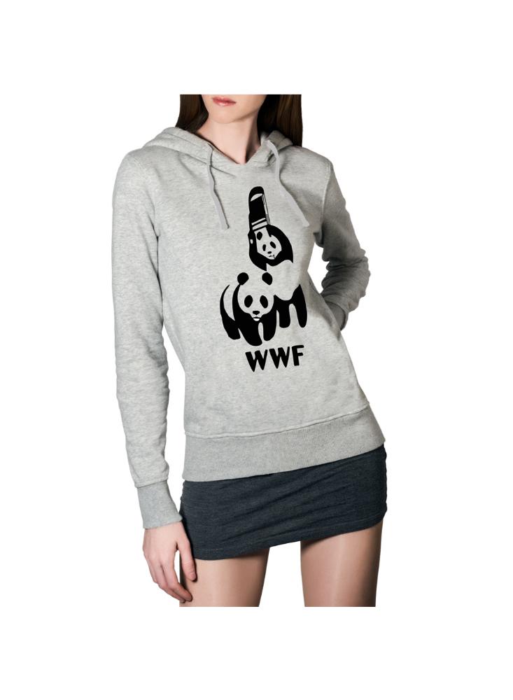 Buzo Hoddie Oso Panda Lucha Libre Fan Con Capota Muj xito