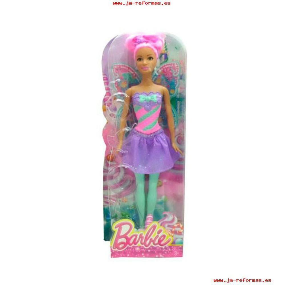 barbie con cabello rosa
