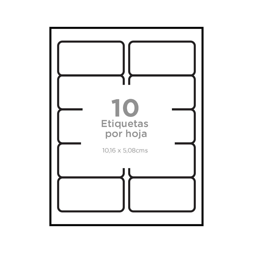 Avery Etiquetas blancas de envío TrueBlock 18163 Éxito