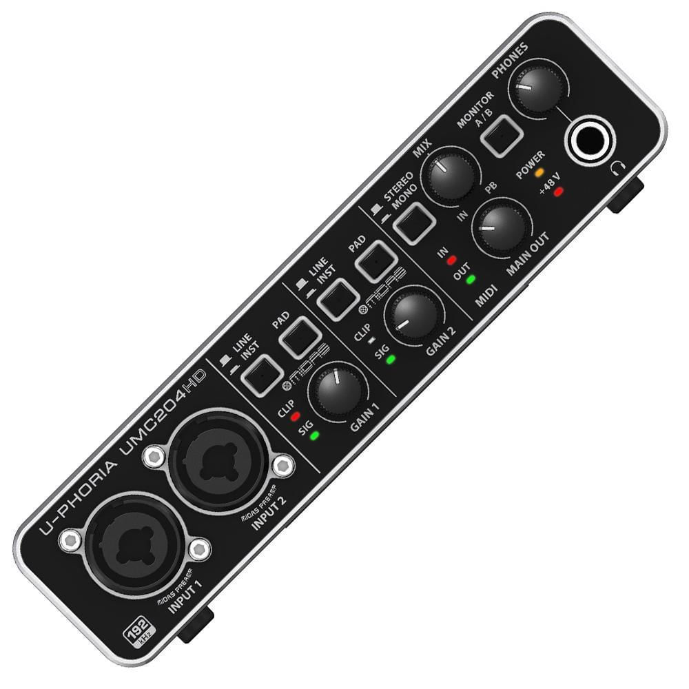 Звуковая карта behringer umc204hd настройка