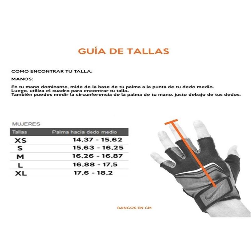 guantes nike mujer amarillo