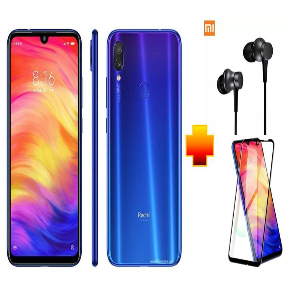 Celular Redmi Note 7 64gb 4gb Azul Vidrio 6d Audí Éxito 0718